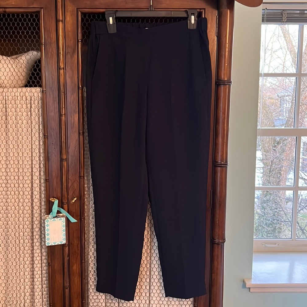 JCrew crepe pants size 6 in navy